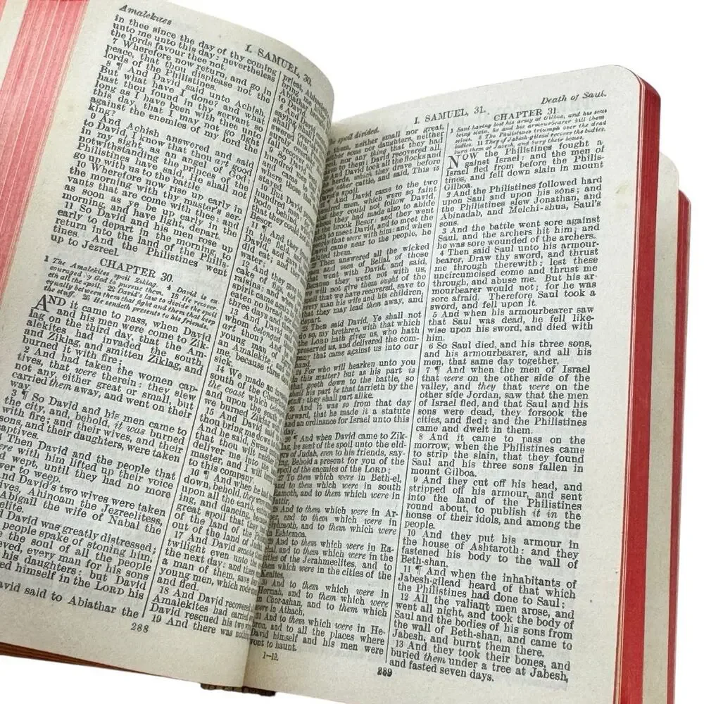 Sunday School Scholar’s Bible Original Box Antique Pocket Size Early 1900’s
